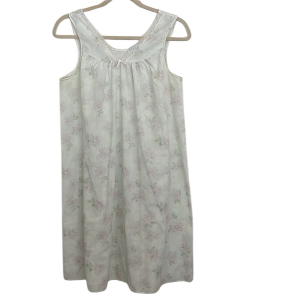 Vintage Lorraine floral nightgown made in USA